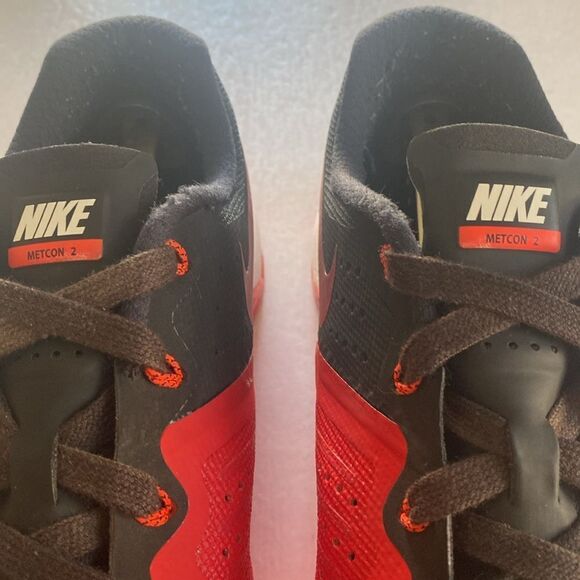 NIKE Men’s Metcon 2 Red/Black/White Athletic Training Shoes #819899-610 Size 13 main image 4